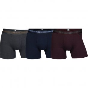 JBS - Bambus Underbukser - Navy/Gr/Bordeaux - <Strong> 3-PAK </strong>