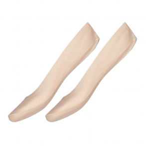 DECOY - Lasercut Footlet - Sandfarvet - <strong> 2-pak </strong> 