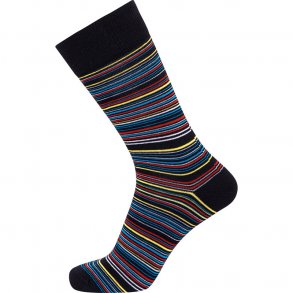 JBS Strmpe - Striber - Gul/Rd/Bl