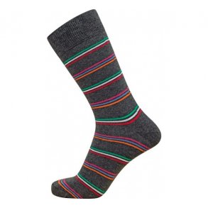 JBS Strmpe - Striber - Grn/Rd/Orange