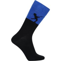 JBS Strmpe - Fisker motiv - Bl/Sort
