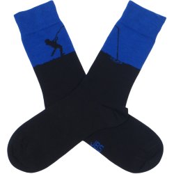 JBS Strmpe - Fisker motiv - Bl/Sort