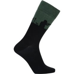 JBS Strmpe - Jger motiv - Sort/Grn