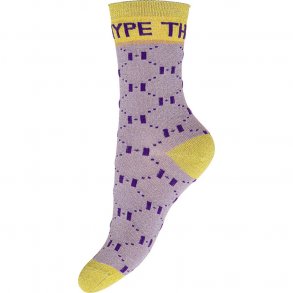 Hype The Detail - Glimmer Strmper Mnster - Gul/Lilla