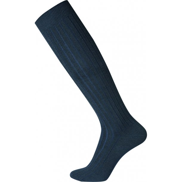 Egtved - Knee High - Merino uld - Navyblå