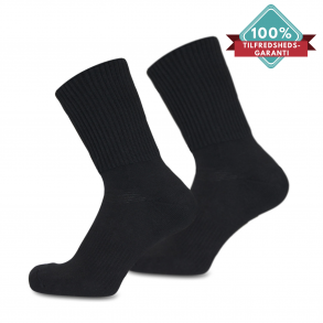 OrangeSport - Diabetesstrmpe - Sort/Hvid/Gr