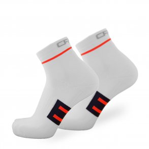 CFA - Lowcut, Lbe/Cykling Strmpe - Hvid