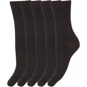 DECOY - Basic Sorte Strmper - <strong> 5-PACK </strong>